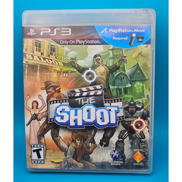 The Shoot PS3 Playstation 3 Game Blu Ray Disc Movie Motion Shooter - Picture 1 of 4